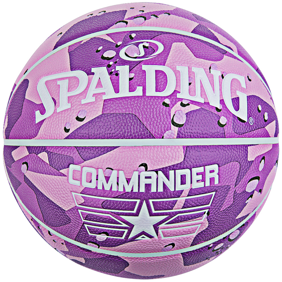 Ballon de Basketball Spalding Commander Purple Balles de Sport